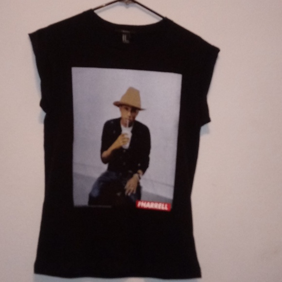 2/$30 NWOT Forever 21 PHARRELL Graphic Tee - Picture 2 of 7